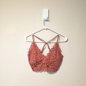 Worn Once Abercrombie Floral Lace Top - Size M